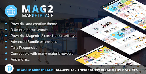 Mag2 Marketplace Magento 2 Themes - Dinarys